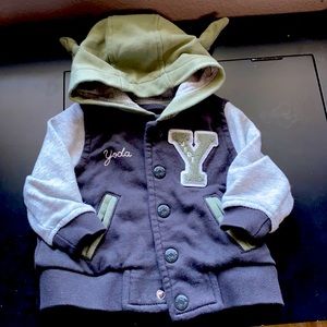 GAP Yoda Jedi varsity jacket